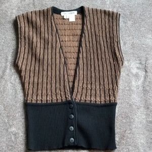 Mary Ann Restivo vintage knit sweater vest